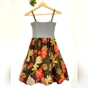 60"s 90's Vintage Retro Fairycore Cottagecore Grunge Floral Dress Size Small